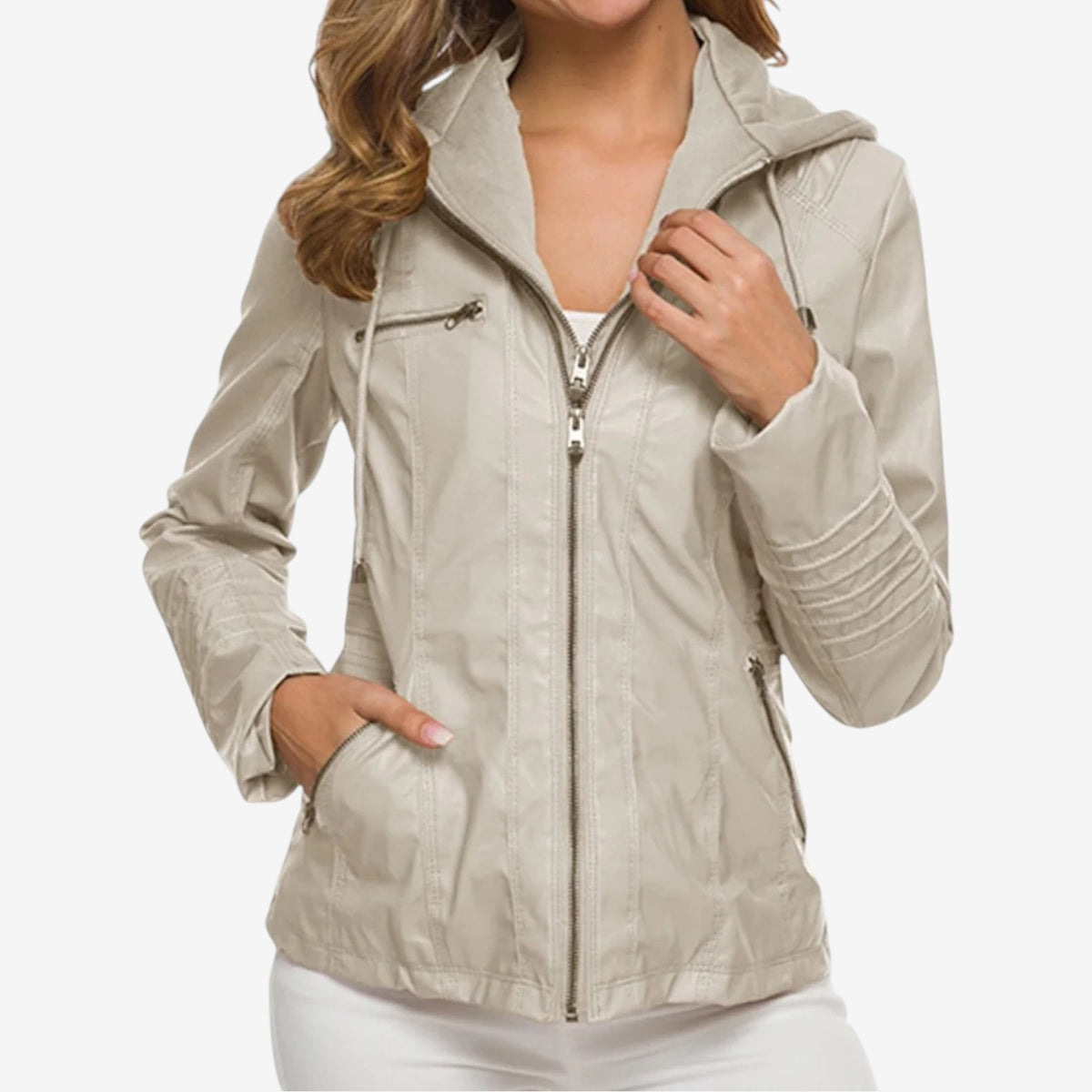 Devun™ Veste en Cuir