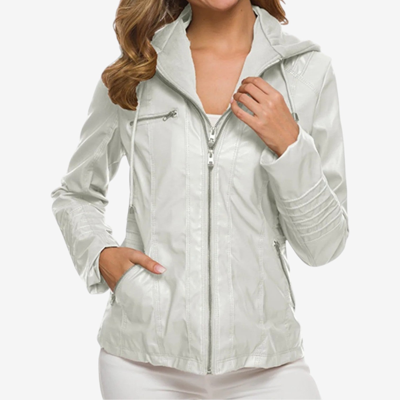 Devun™ Veste en Cuir