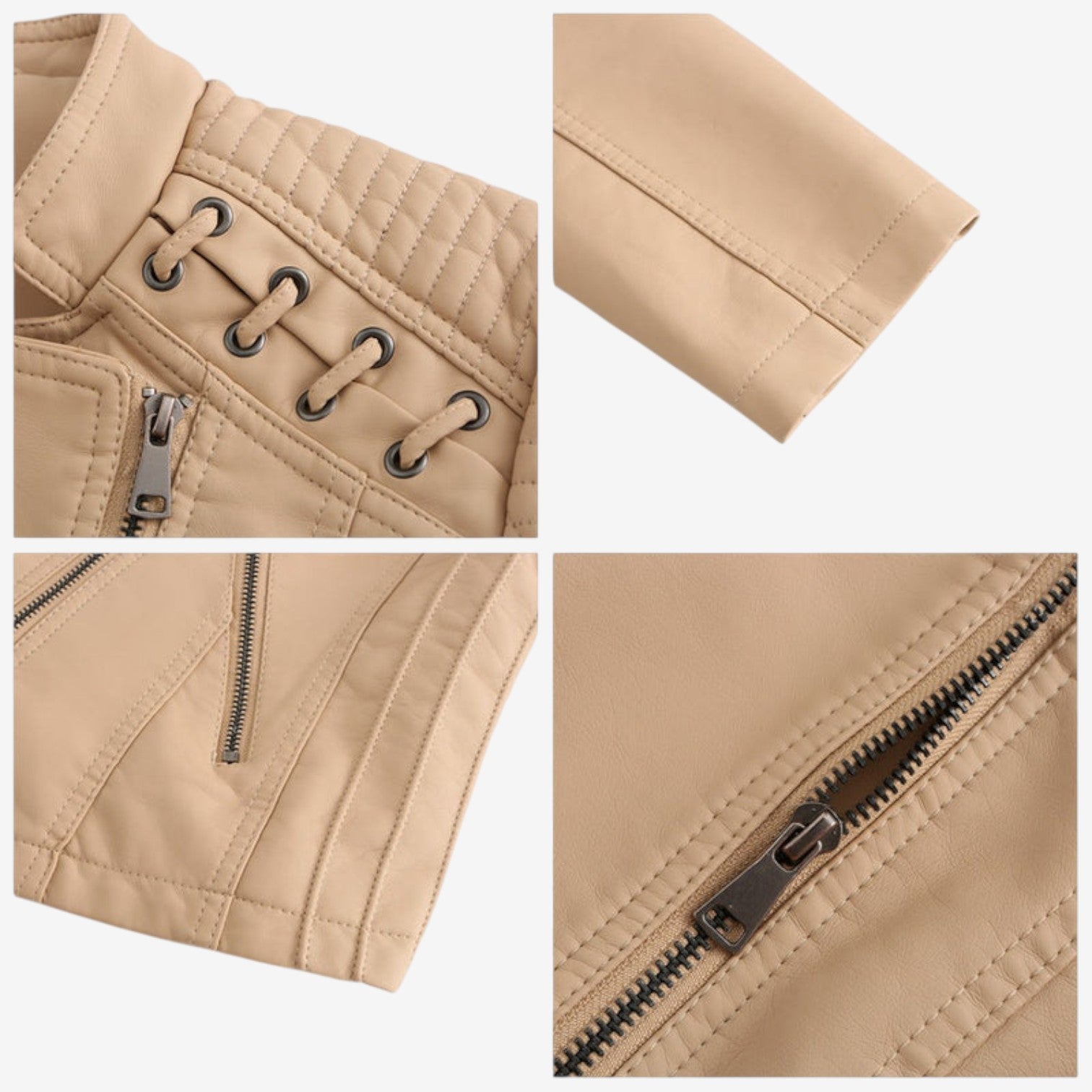 Fleur™ Veste Motard Courte