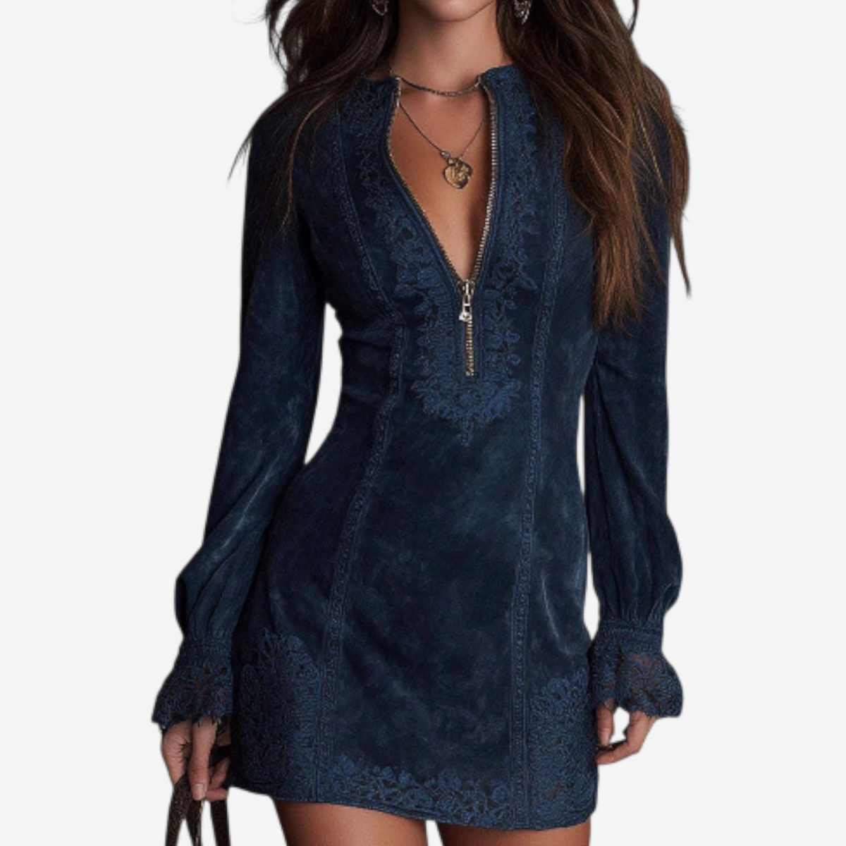 Nelly™ Robe Brodée